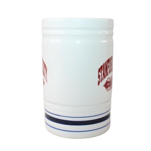 Vintage Stanford University Stein Mug Cup Coffee Tankard Black Stripes - Picture 4 of 7